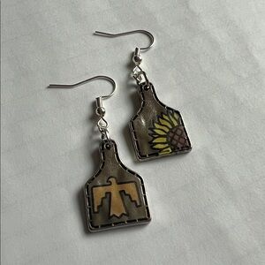 Cattle Tag Earrings